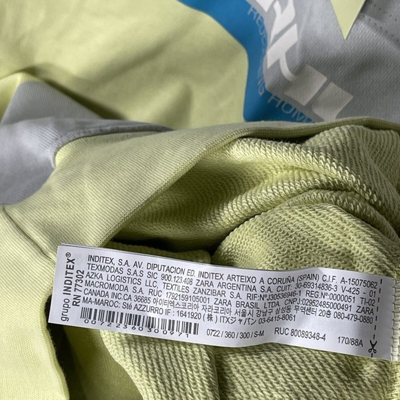 Zara Yellow and White Polo Shirt - Picture 9 of 10